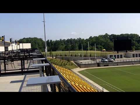 Kennesaw State Soccer University Soccer Stadium's best view is actually from the party deck. Take a look for yourself.