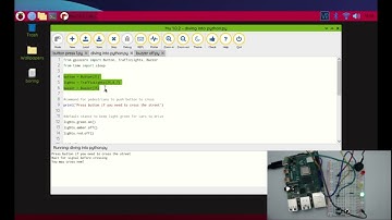 Raspberry Pi Course - Day 13 Traffic Lights with Pedestrian Crossing using Python