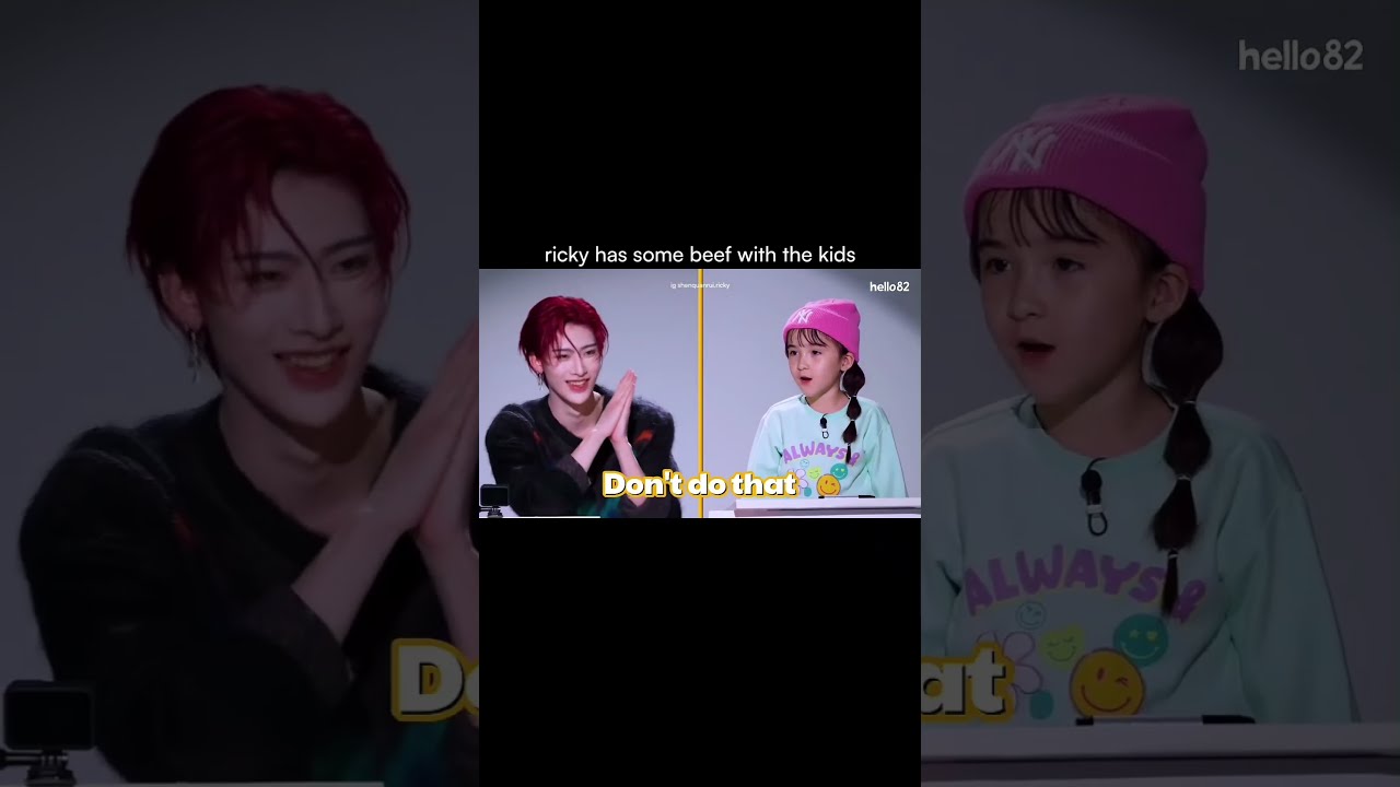 Ricky has some beef with the kids#zerobaseone #ricky #matthew #hanyujin #jiwoong #zerose #haobin