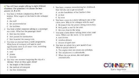 B2 FIRST Listening Activity with Answers. FCE.UPPER-INTERMEDIATE. CAMBRIDGE. EOI. IELTS.
