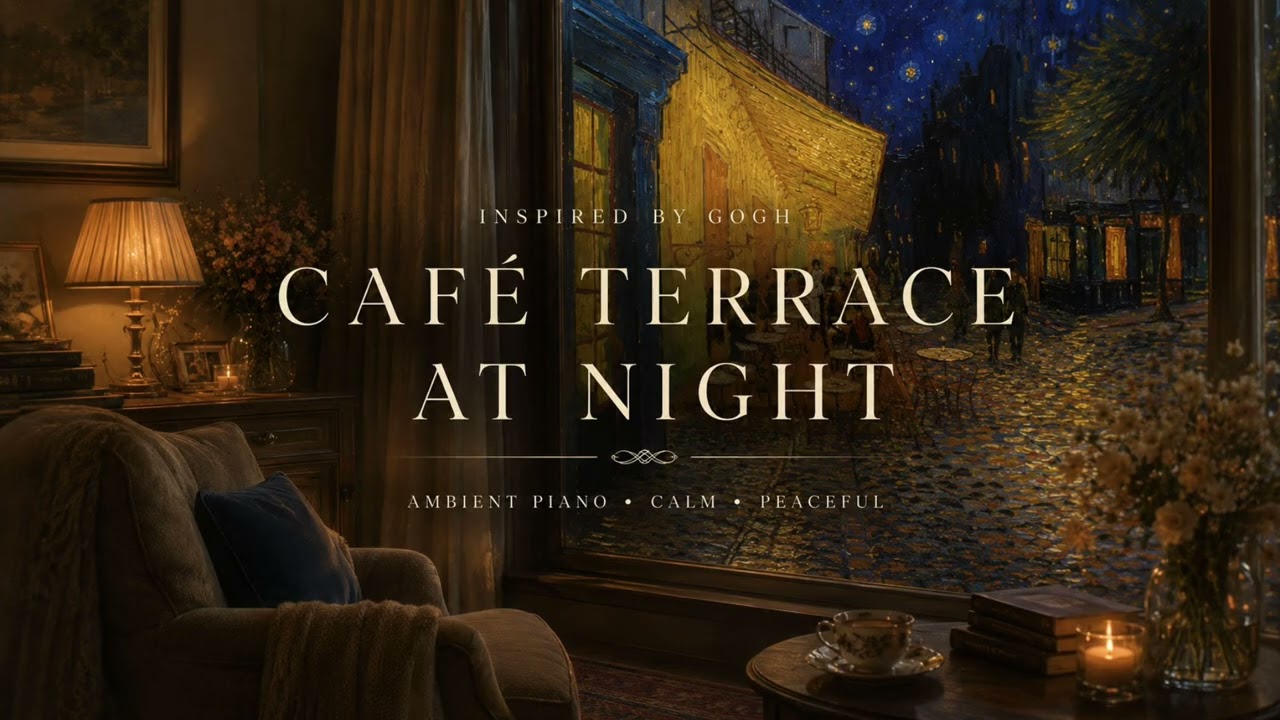 他の方発送✖︎Café Terrace at Night オマージュ Café Terrace at Night｜ゴッホの灯りに包まれるカフェBGM - YouTube