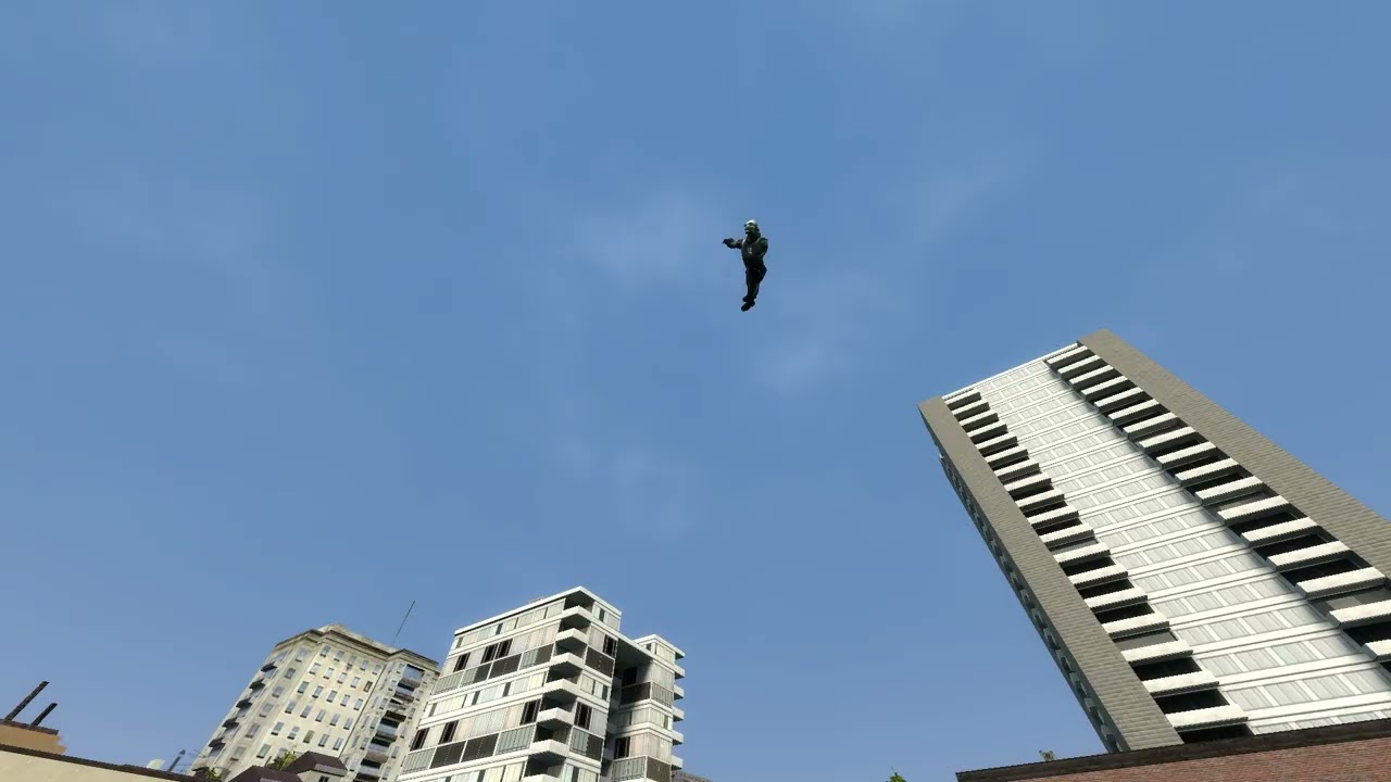 CP unit gets YEETED by a citizen (HL2)