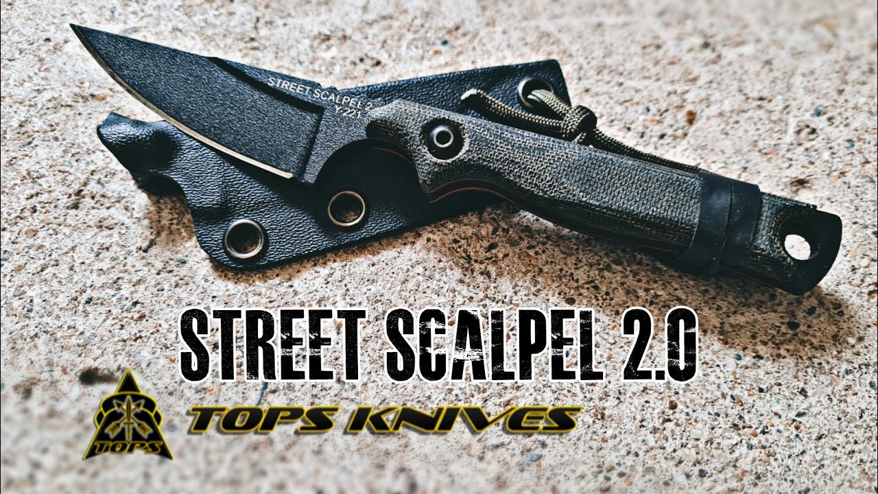 Street Scalpel 2.0 Tops Knives // Amazing ergonomics - YouTube