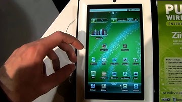 CES 2011 - Creative ZiiO Android Tablet PC