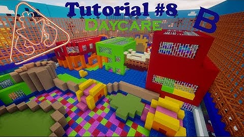 How to build Security Breach in MINECRAFT part 8B | Daycare part 4/5 | Decoration / Detailing |