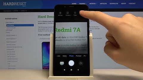 Camera Grid Lines in XIAOMI Redmi 7A – Activate and Disable Orientation Lines