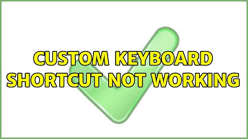 Ubuntu: Custom keyboard shortcut not working