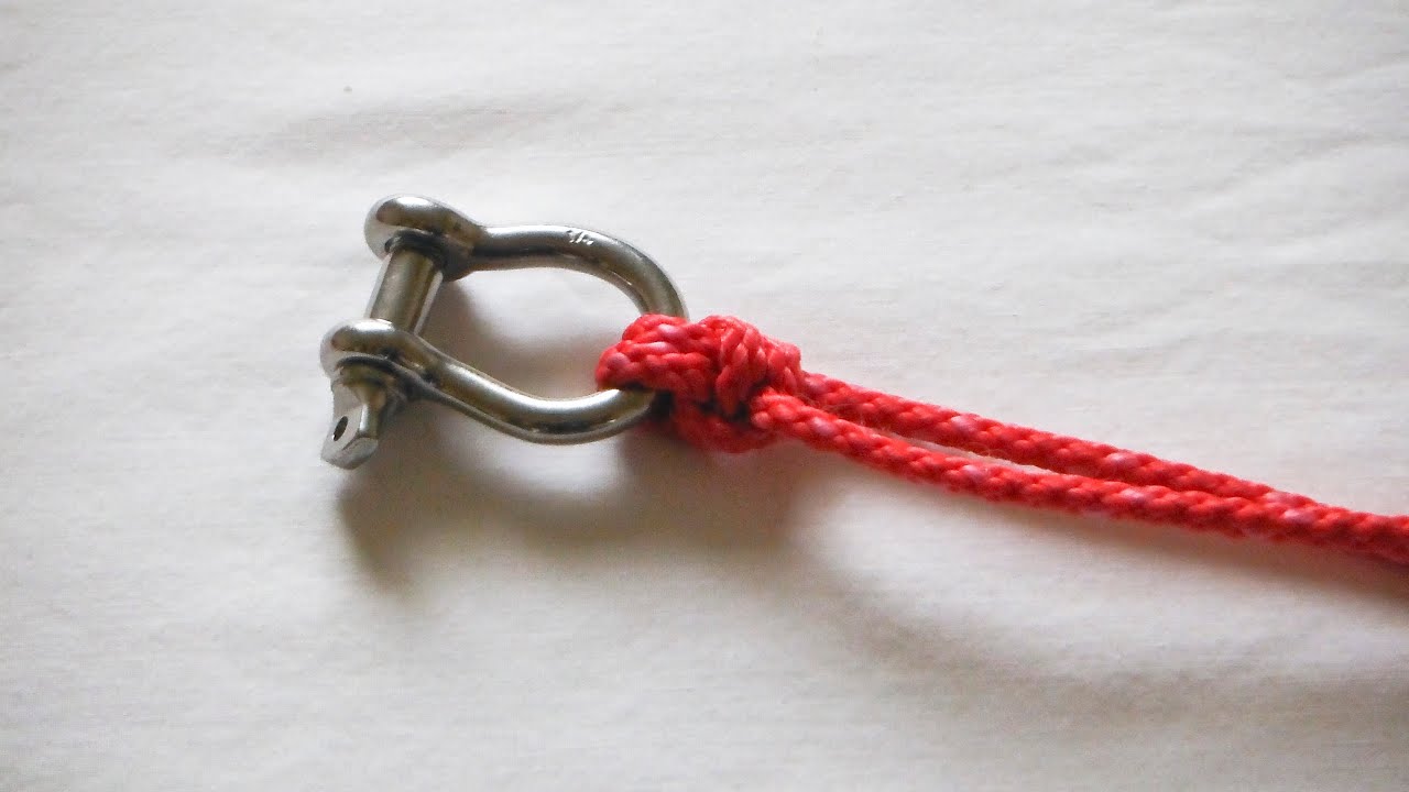 How To Tie An Anchor Bend - Knot - YouTube