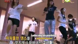 KARA rehearsing 2PM 'Again & Again'