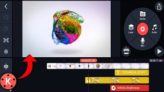 How to Make Multi colored Splash Effect Logo Reveal Animation intro in kinemaster | Kinemaster intro screenshot 2