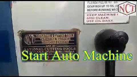 How to make high-quality  #threadcutting #threading Tangential Chaser Rebar Threading Machine #tools