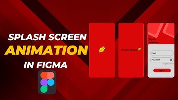 Splash Screen Animation in Figma। Ui Design Tutorial | Signup Page #ui #figmatutorial #figma
