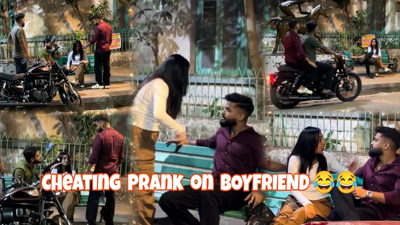Cheating Prank On Boyfriend 🎀 | Dubai se aaya mera dost😬 | Gandi fight ho gayi😭 | Sanjana & Deep💕