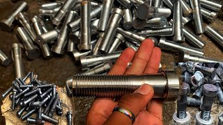 Incredible Manufacturing Process of Hexagon Bolt & Nut in Factory || How It's Made Nuts and bolts