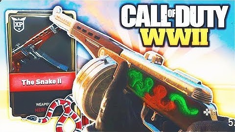 HEROIC PPSH in COD WW2! (PPSH THE SNAKE II) - Call of Duty WW2 PPSH-41 The Snake II HEROIC Variant!