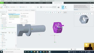 MACHINE ASSEMBLY WITH EXPLODED VIEWS IN CREO