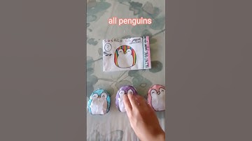 All penguins in blind bag #capcut #squishmallows #blindbag #capcutedit #papersquishies #papercraft