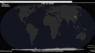 the spread of coronavirus in the world