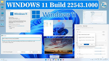 ✅ Windows 11 Build 22543 : New Media Controls in the Lock Screen, Natural Voices & Fixes