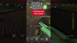 Collecting corn with caseIH in FS 26 mobile #farmingsimulator26 #farmingsimulator22 #farmerjatt