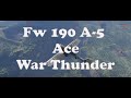 Fw 190 A-5 Ace | Air Realistic Battle | War Thunder