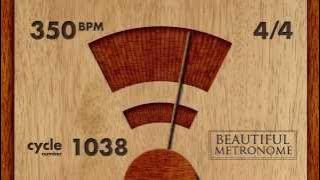 Download lagu 350 BPM 4/4 Wood Metronome HD