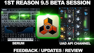 UAD AND REASON PROPELLERHEAD 9.5 VST REVIEW | OFFICIAL SUPPORT UPDATE UPGRADE
