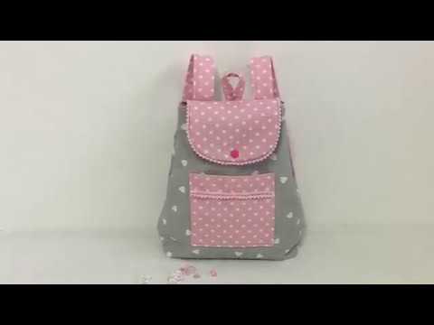 Coudre un petit sac à dos pour petite fille 3/4 ans Tuto Couture Madalena -  YouTube