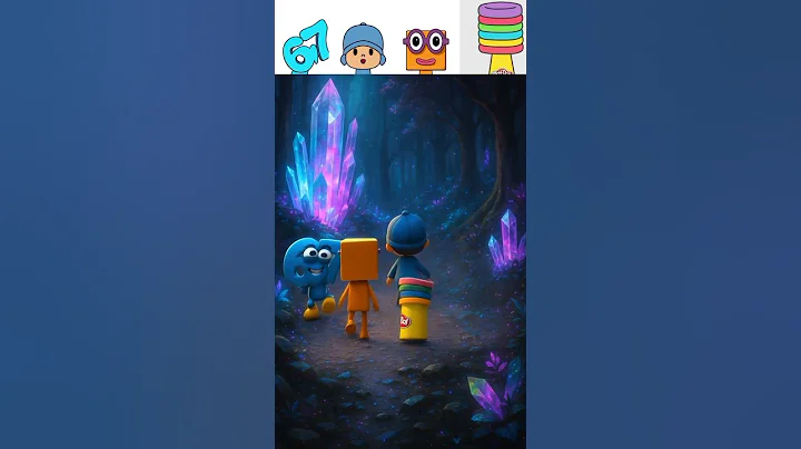 Sprunki OC 67 X Emoji 102 Pocoyo Phase 3 X Two Numberblocks X Play-Doh are walking in the jungle in