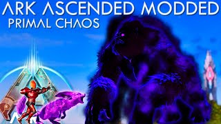 Amazing Shadow Gorilla Megapithecus in Ark Primal Chaos! Ark Pooping Ascended Mods!