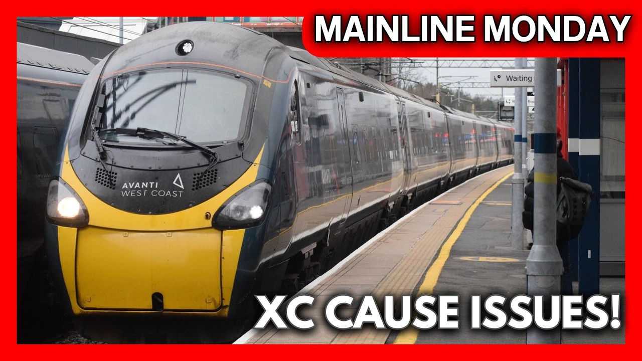 Понедельник, главная железнодорожная линия в Маклсфилде! Регулярные поезда и события на станции.