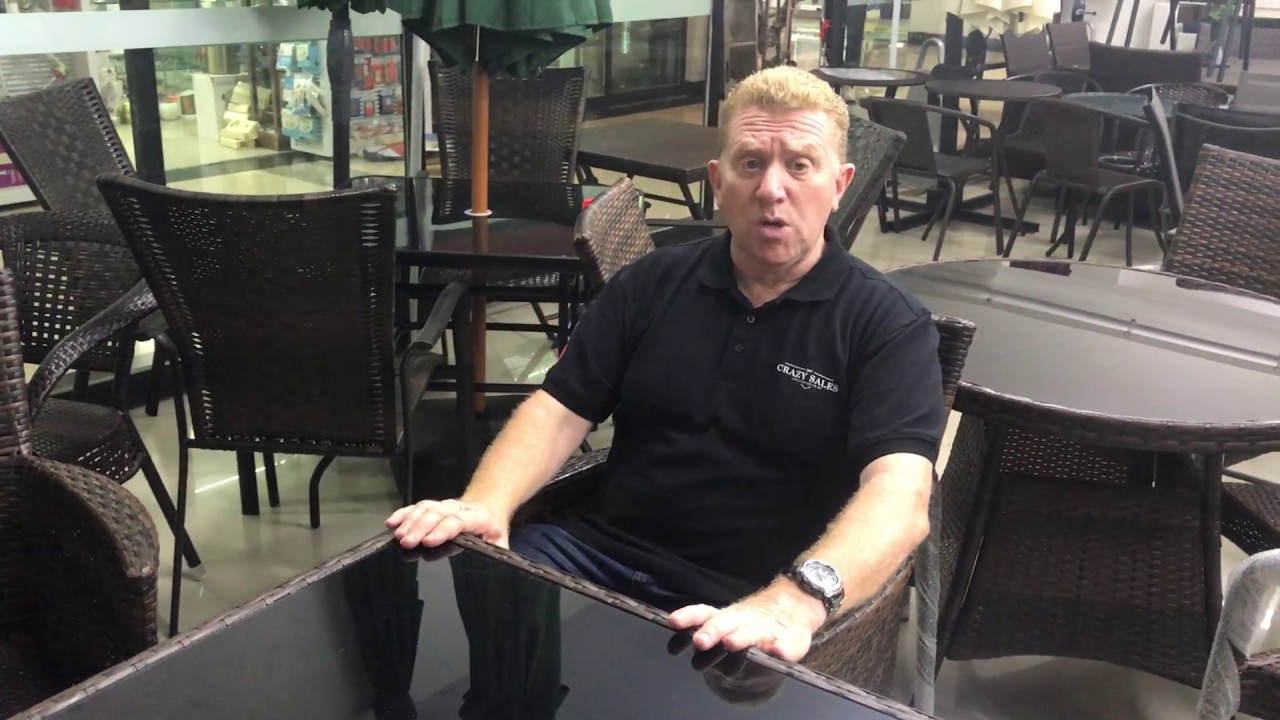 PE Rattan Table and Chairs