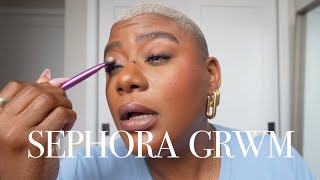 TESTING NEW MAKEUP PRODUCTS AND I AM SHOOKETH!! || SEPHORA SALE GRWM