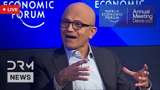 LIVE: Microsoft CEO Satya Nadella in Conversation with Larry Fink at Davos WEF | AC1G