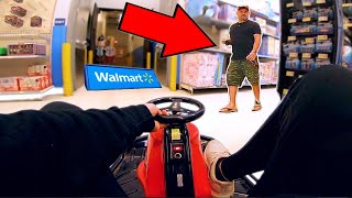 CRAZY CART VS WALMART (KICKED OUT)