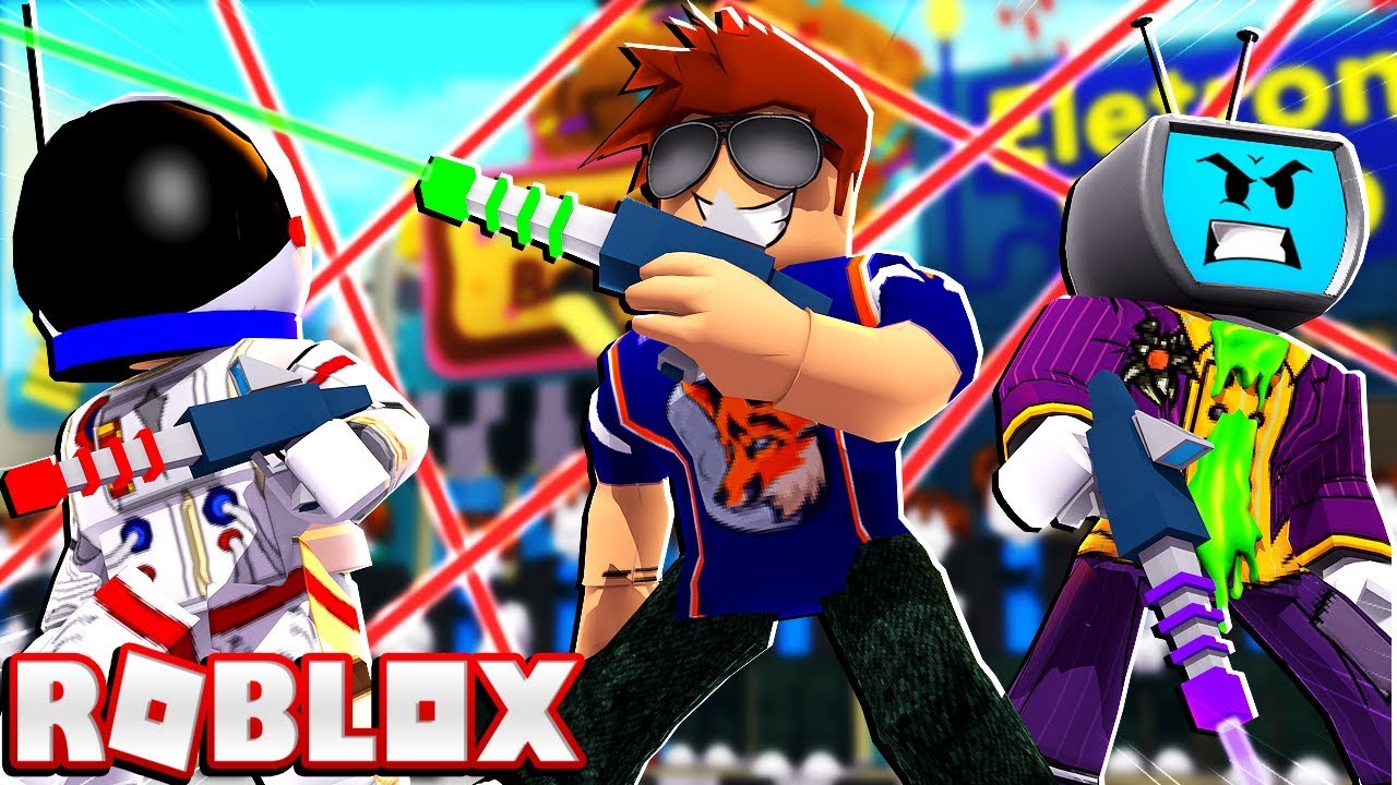 Im Firing My Lazer Youtuber Laser Tag Battle Roblox Project Lazer - epic fighting game roblox lazer