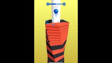 Stack Ball 3D Level 208 Gameplay (iOS,Andriod) #shorts