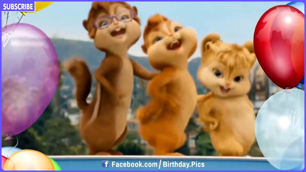 happy birthday song chipmunks