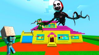 Minecraft | Nightmarionne Attack On Oggy House | Oggy And Jack | Rock Indian Gamer |