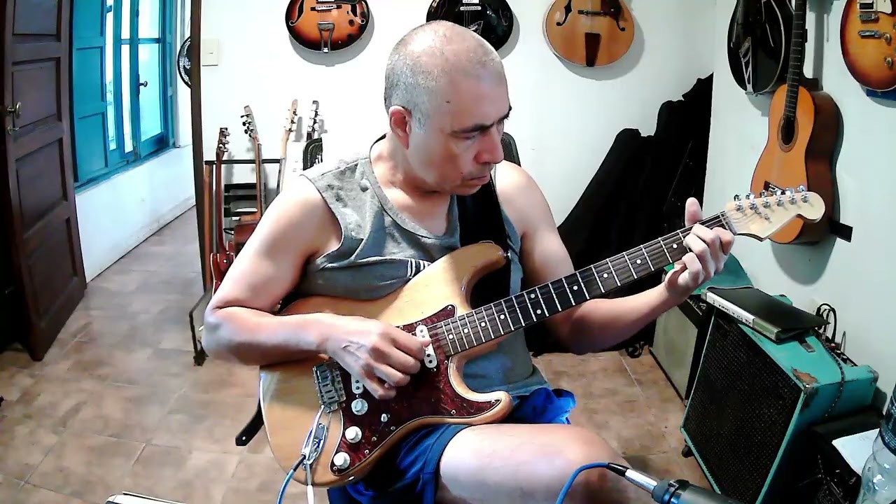Se va la murga (J Roos) Guitarra Juan Demonte Stratocaster