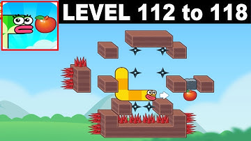 Hungry Worm - Greedy Worm level 112 113 114 115 116 117 118 - Gameplay Walkthrough Part 13 Android