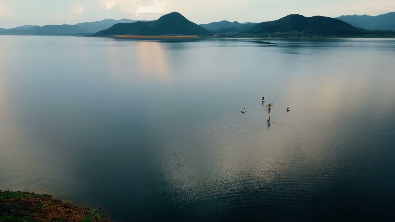 Sunset. Supboarding. Hua Hin SUP (LIME TOUR)