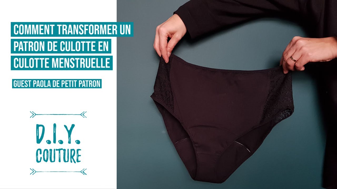Transformer un patron de culotte en culotte de règles ou culotte — free download