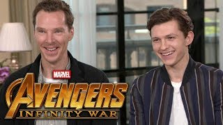 'Avengers: Infinity War': Benedict Cumberbatch and Tom Holland (FULL INTERVIEW)