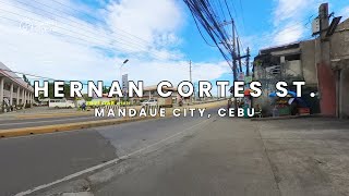 🇵🇭 [4K] Walking Tour at Hernan Cortes St, Mandaue City, Cebu | Subangdaku Flyover & Wireless Plaza