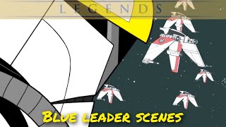 All clone pilot Blue leader scenes - Clone Wars