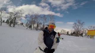 Rusutsu snowboard GoPro hero5 part2