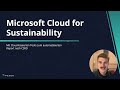 Microsoft Cloud for Sustainability - Einführung