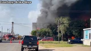 Alice fire leads to arson arrest after hours long firefighting effort