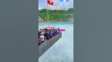 Rhine Falls in Switzerland🇨🇭,don’t skip from your bucket list #switzerland #ddlj #rhinefalls